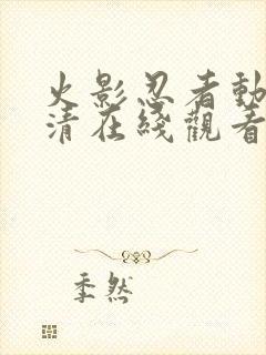 火影忍者动漫高清在线观看