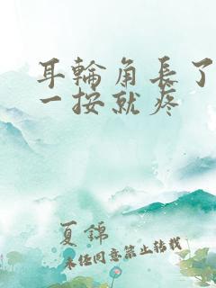 耳轮角长了个包一按就疼