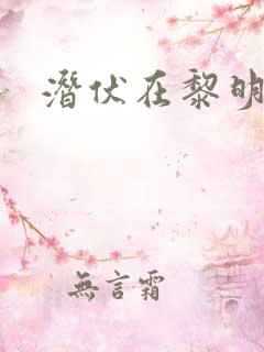 潜伏在黎明之前