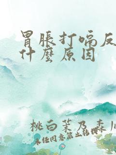 胃胀打嗝反气是什么原因