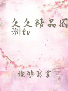 久久精品国产亚洲tv