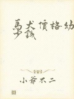 马犬价格幼犬多少钱