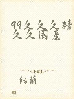 99久久久精品久久国产
