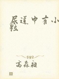 尿道中有小白肉粒