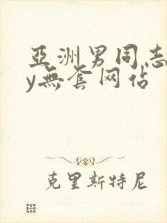 亚洲男同志gay无套网站