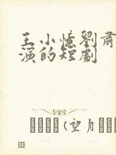 王小忆刘肃旭主演的短剧