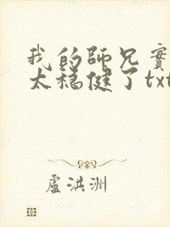 我的师兄实在是太稳健了txt下载