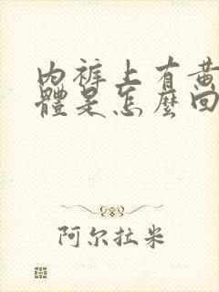 内裤上有黄色液体是怎么回事