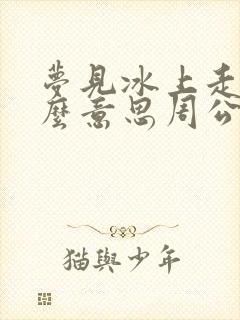 梦见冰上走是什么意思周公解梦