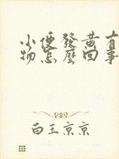 小便发黄有分泌物怎么回事