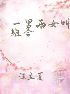 一男两女叫什么组合