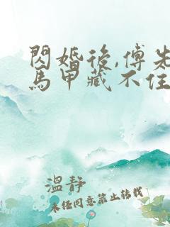 闪婚后,傅先生马甲藏不住了在线版