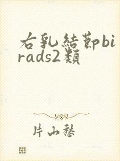 右乳结节bi一rads2类