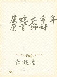 属蛇本命年带什么首饰好