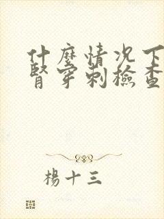 什么情况下要做肾穿刺检查