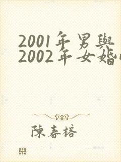 2001年男与2002年女婚配合适吗