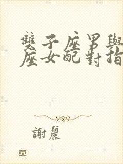 双子座男与处女座女配对指数