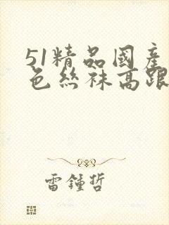 51精品国产黑色丝袜高跟鞋