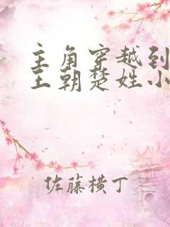 主角穿越到大楚王朝楚姓小说