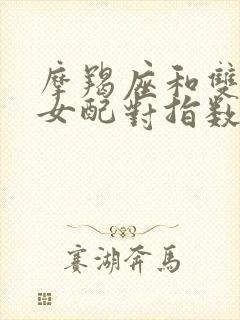 摩羯座和双子座女配对指数