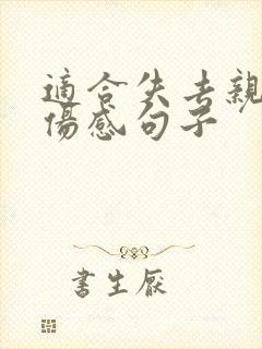 适合失去亲人的伤感句子