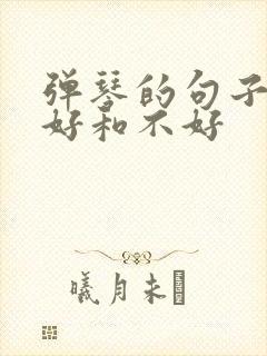 弹琴的句子心情好和不好