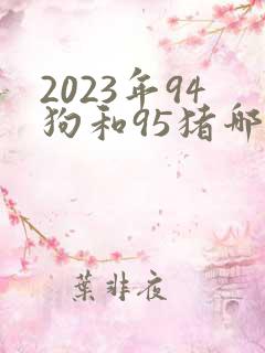 2023年94狗和95猪哪年结婚好