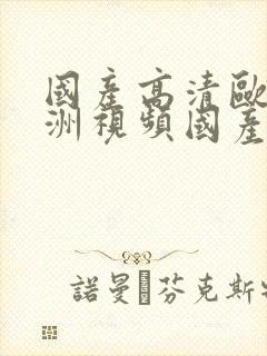 国产高清欧美亚洲视频国产欧美一区二区三区