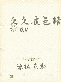 久久夜色精品亚洲av