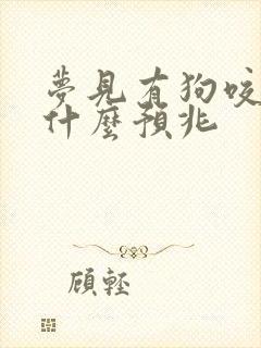 梦见有狗咬我是什么预兆