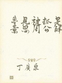 梦见被抓是什么意思周公解梦