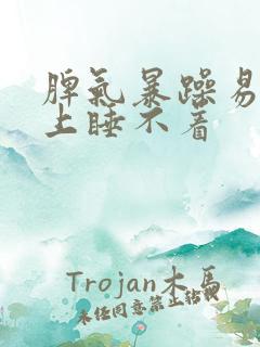 脾气暴躁易怒晚上睡不着