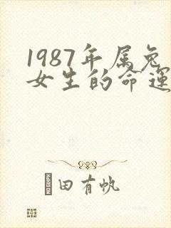 1987年属兔女生的命运如何