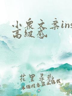 小众文案ins高级感