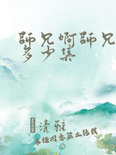师兄啊师兄全集多少集