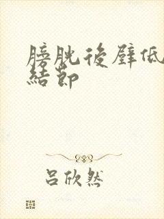 膀胱后壁低回声结节