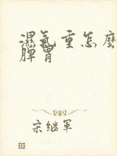 湿气重怎么调养脾胃