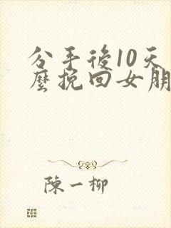 分手后10天怎么挽回女朋友