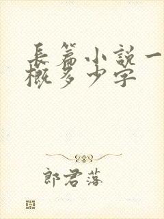 长篇小说一章大概多少字