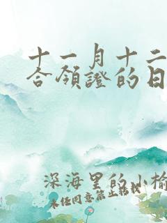 十一月十二月适合领证的日子