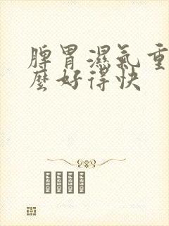 脾胃湿气重吃什么好得快