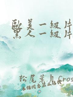 欧美一级片欧美黑人一级片