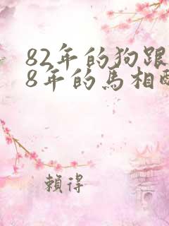 82年的狗跟78年的马相配吗