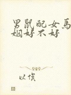 男鼠配女马的婚姻好不好