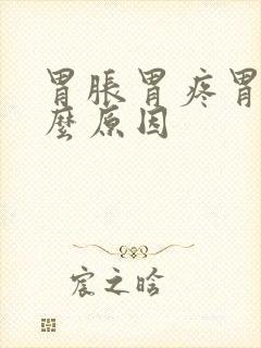 胃胀胃疼胃顶什么原因