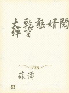 大乾憨婿阅读无弹窗