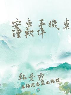 安卓手机桌面整理软件