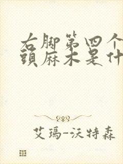 右脚第四个脚趾头麻木是什么原因引起的