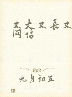 又大又长又粗的网站