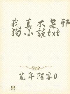 我真不是邪神走狗小说txt